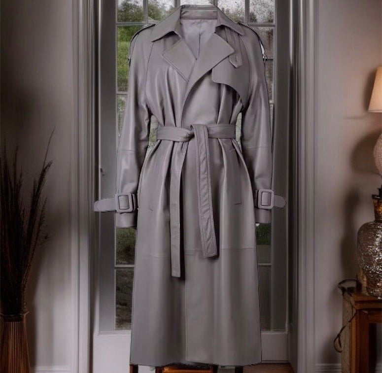 Płaszcze skórzane z podpinką damskie z naturalnej skóry LEU str.21