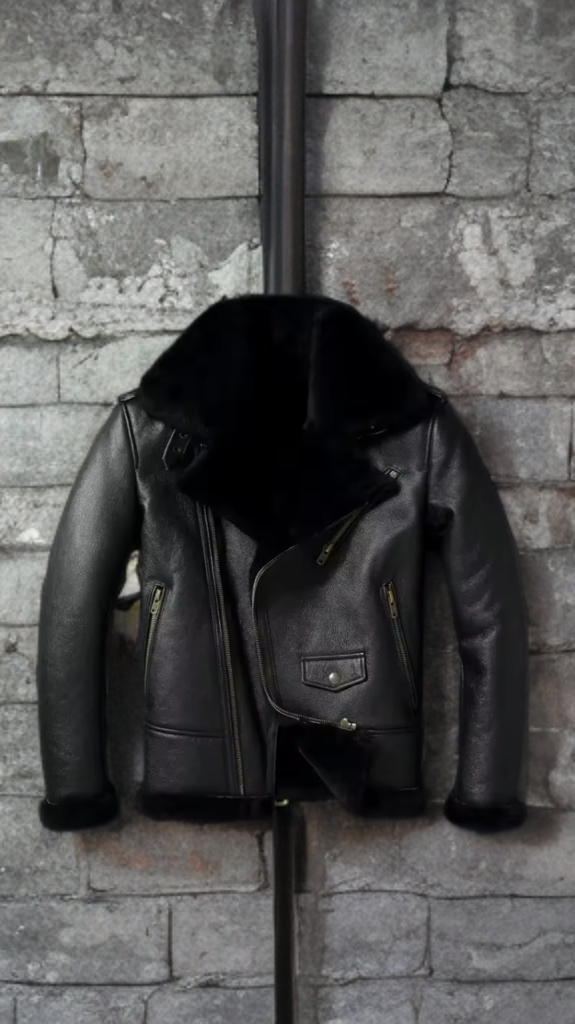 Kożuch ramoneska męski Nowy Targ od LEU str.20