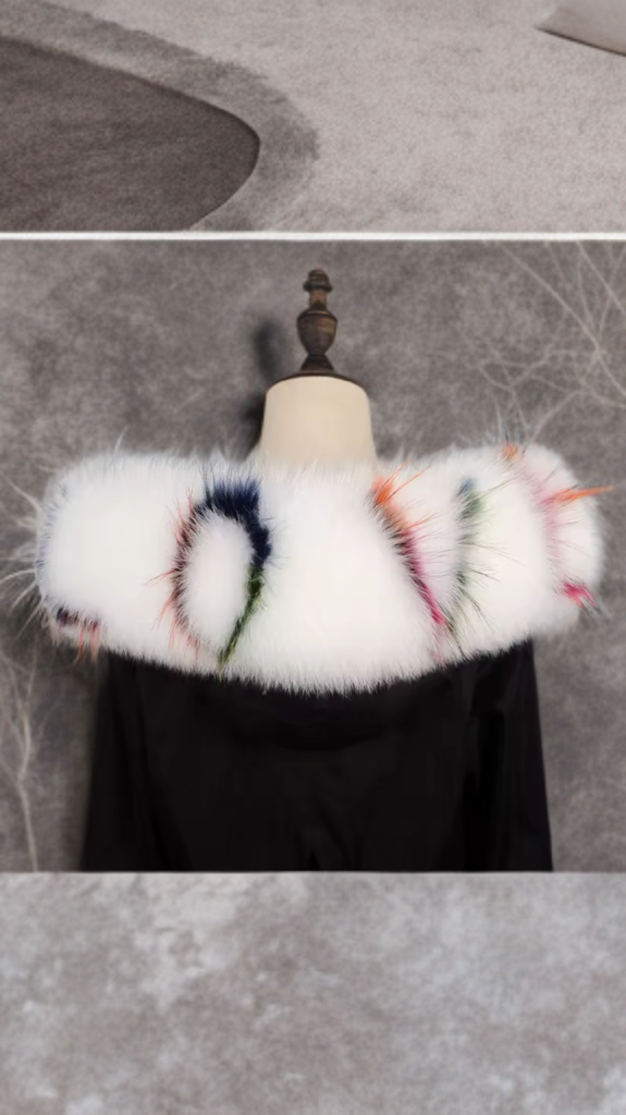 Kołnierze futrzane z futra lisa,jenota/ LEU str.30