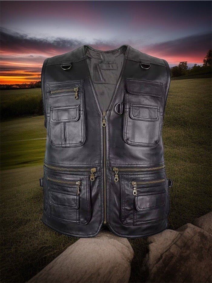 Kamizelki skórzane męskie z naturalnej skóry str.20
