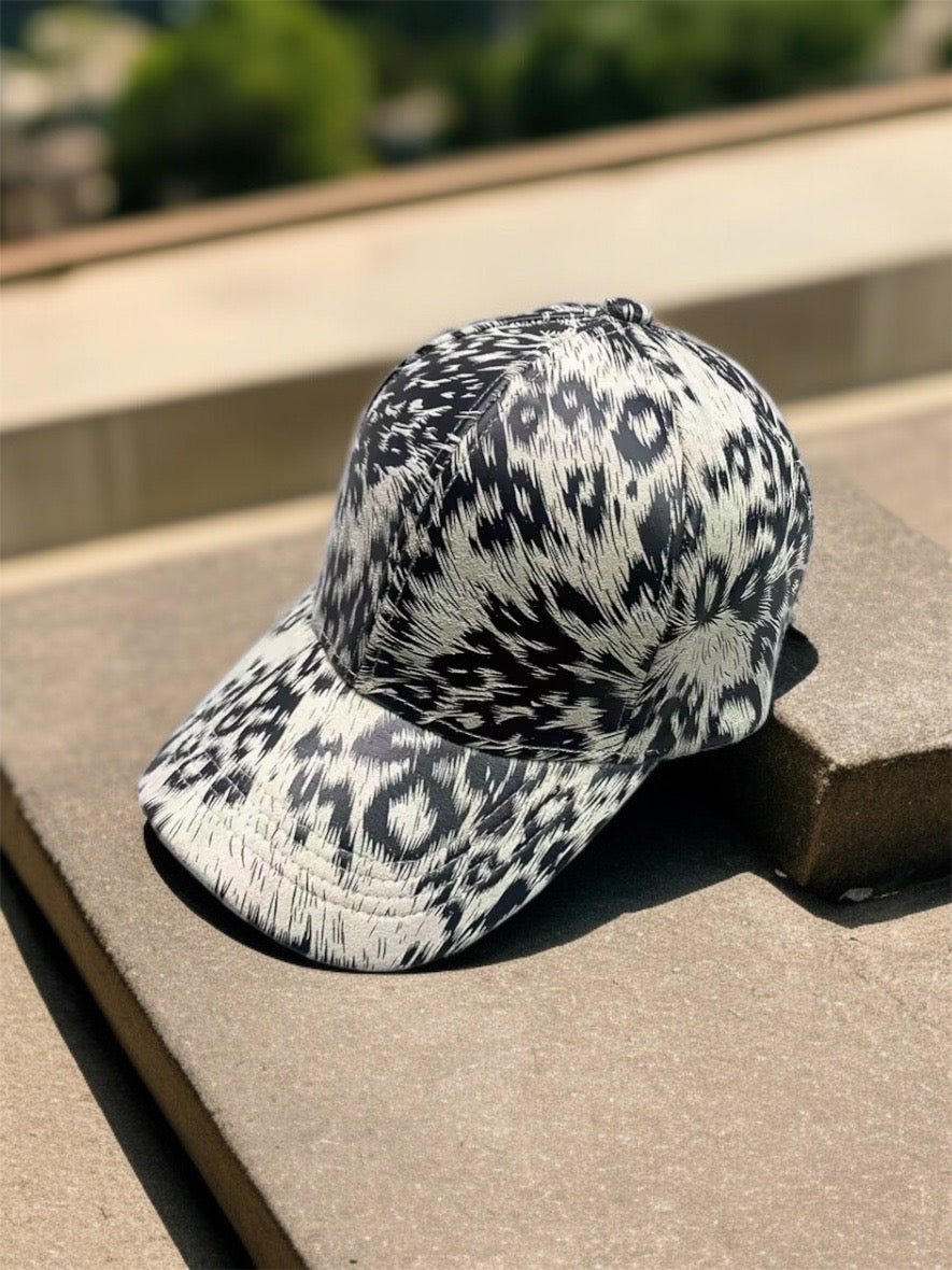 Czapka z daszkiem damska zebra BASEBALL - LEU