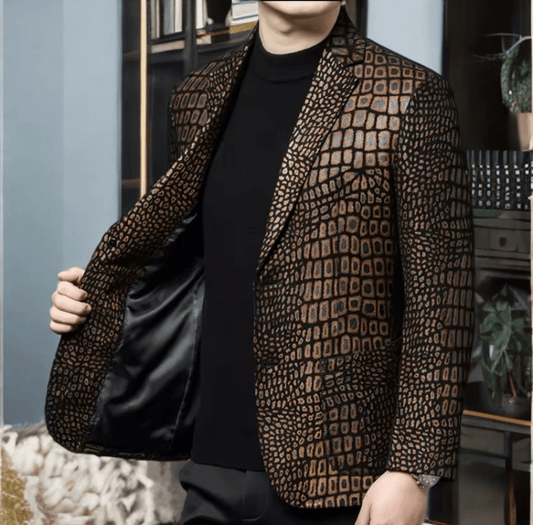 Marynarka skórzana męska ze skóry,ASTON MARTIN - 12 - LEU