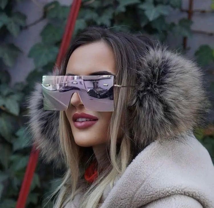 Nauszniki z futra jenota damskie - LEU