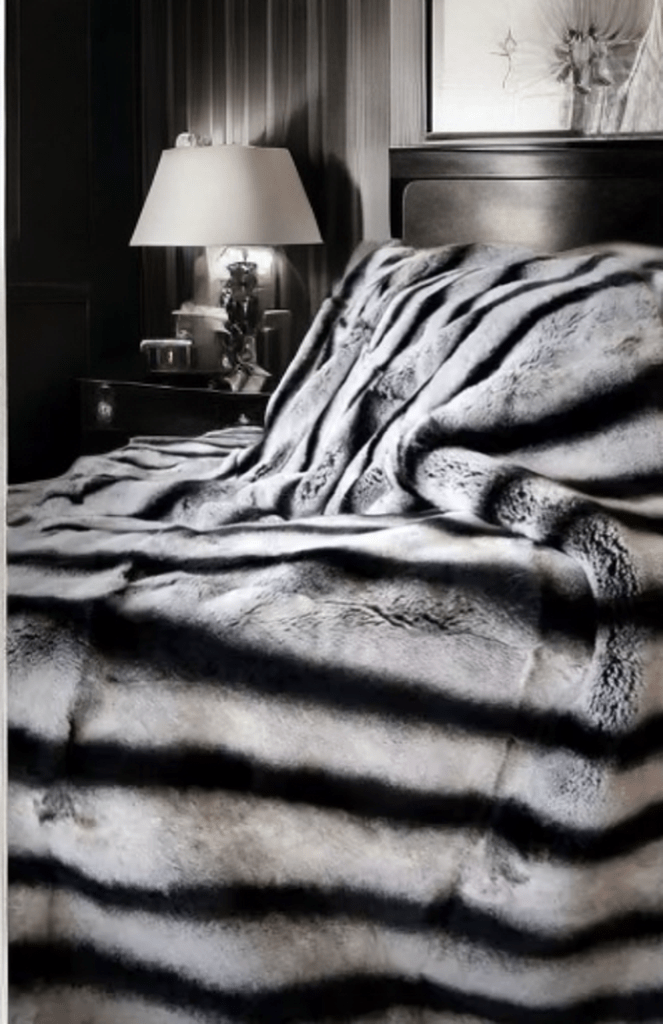 Narzuty futrzane z futra, futrem