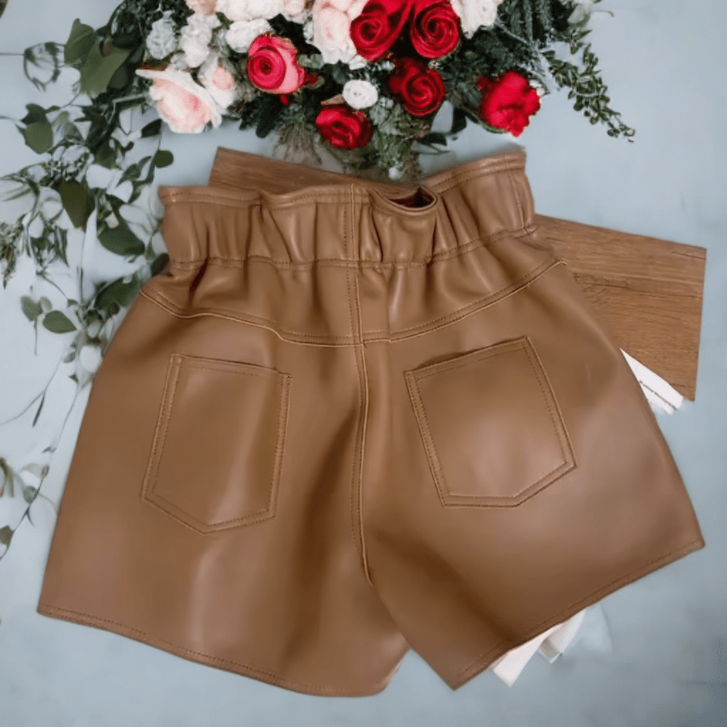 Spodenki skórzane ze skóry naturalnej,LUNA - 2 - LEU