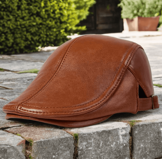 Men's genuine leather hats - spring 2026 at LEU - LEU