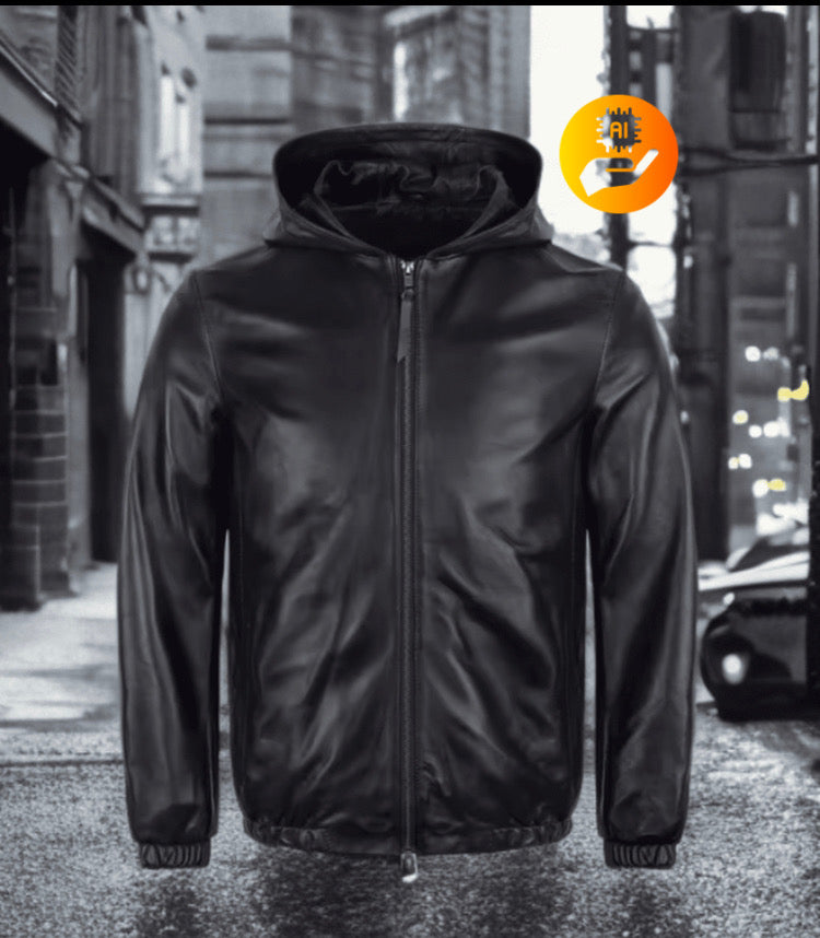 Pilotki,Bomberki,Szwedki/Skórzane/Męskie