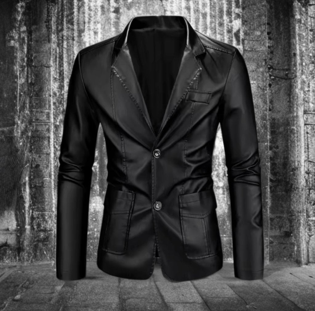 Marynarki męskie Wrocław z naturalnej skóry duże rozmiary od LEU