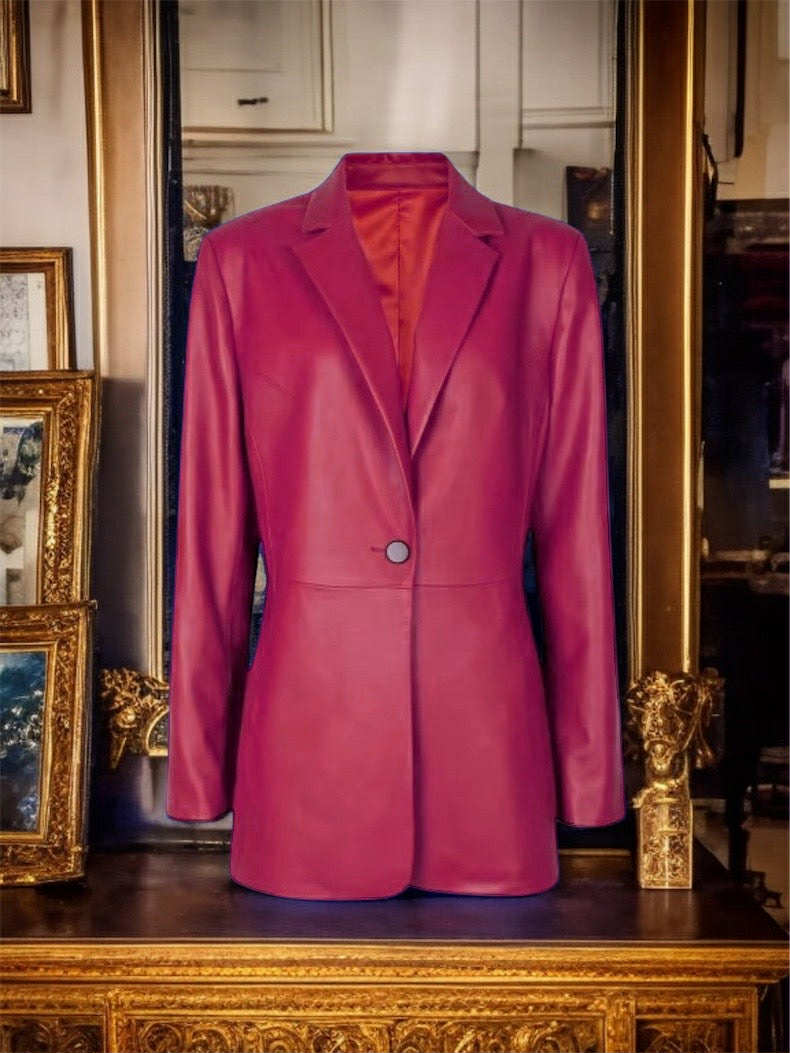 Marynarki damskie ze skór jagnięcych, lekkość i styl w jednym od LEU