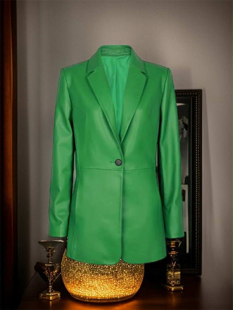 Marynarki damskie ze skór włoskich, nowe kolory skór od LEU