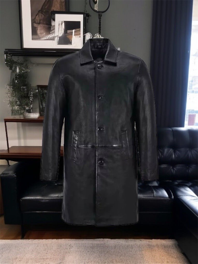 Płaszcze skórzane męskie z naturalnej skóry➤Bydgoszcz LEU kup online
