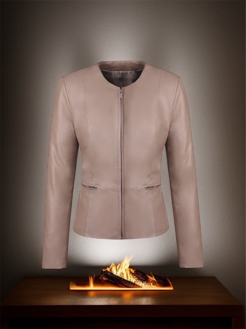 Kurtka damska skóra naturalna LEU str.21