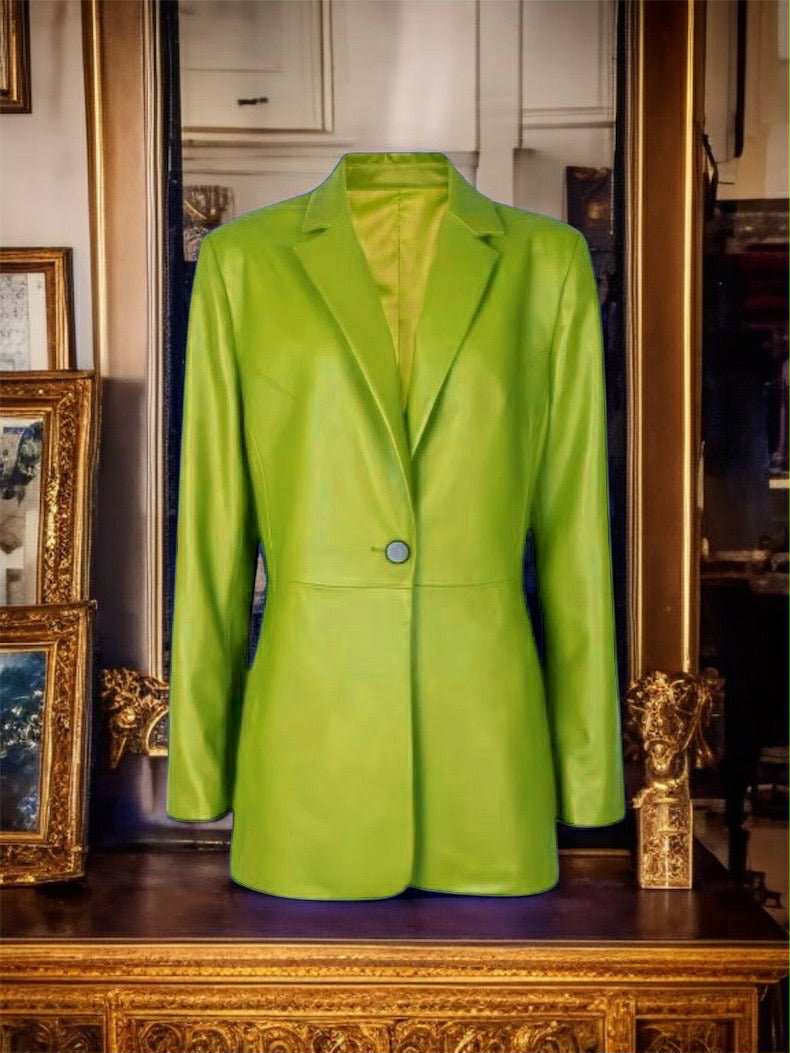 Marynarka damska skórzana kolekcja /2025-2026 od LEU