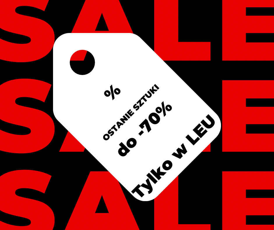 Ostatnie sztuki w LEU -70% Łap okazje on-line