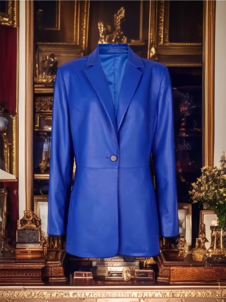 Eleganckie marynarki skórzane damskie ze skóry naturalnej