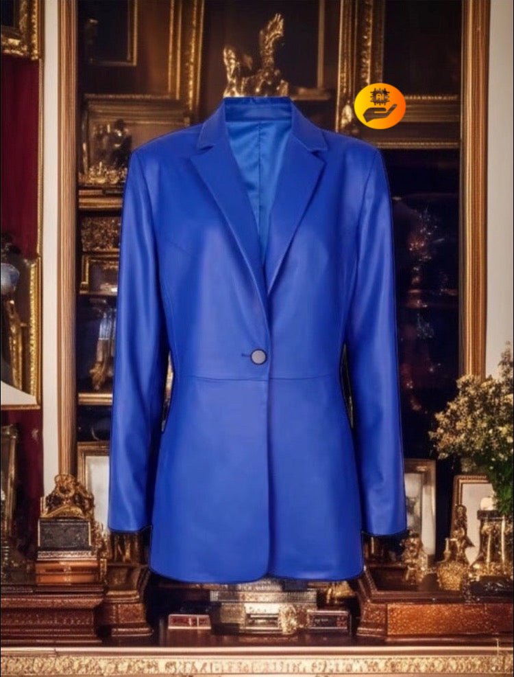 Eleganckie marynarki skórzane damskie ze skóry naturalnej