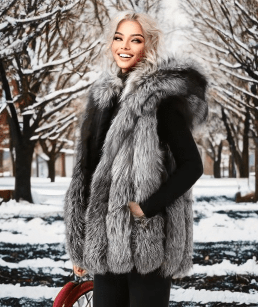 Kamizelka z lisa ,Kamizelki z lisem/ futra naturalne z LEU str.21