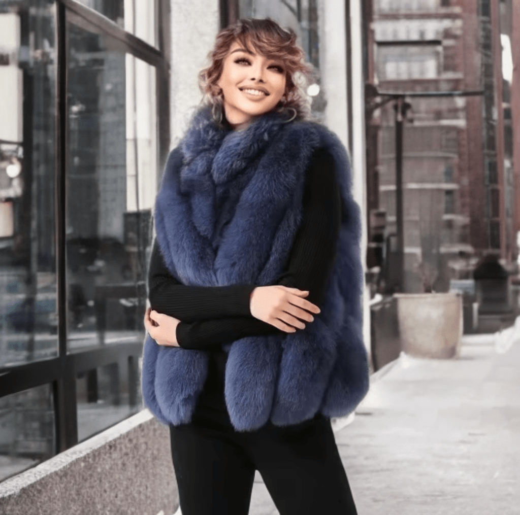 Kamizelki z lisem naturalnym Wrocław od LEU online