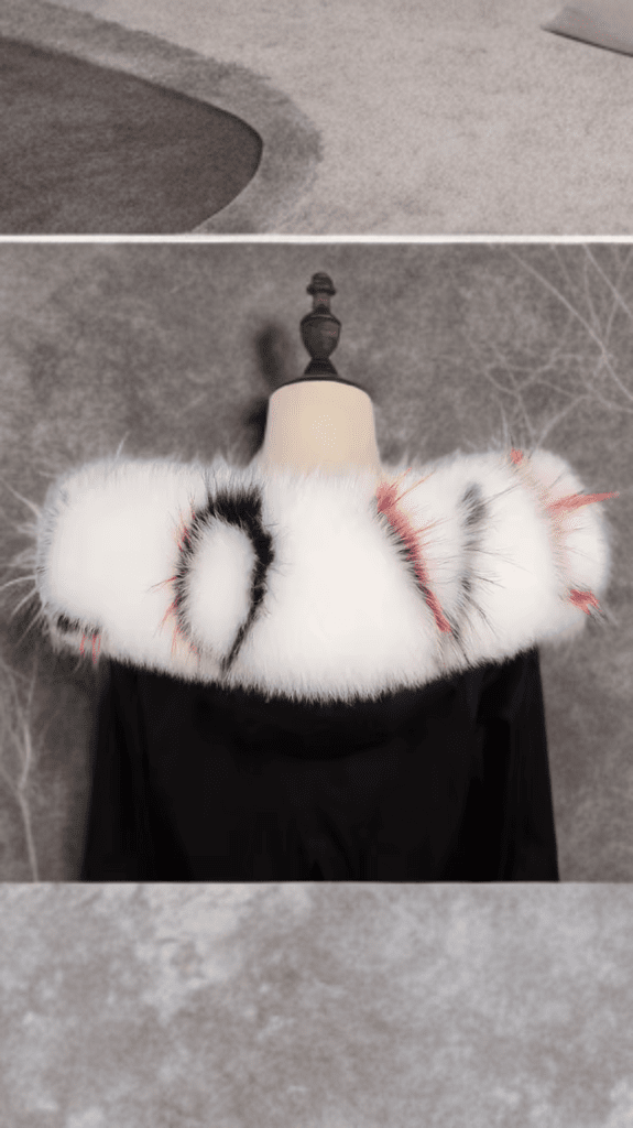 Kołnierze futrzane z futra lisa,jenota/ LEU str.30