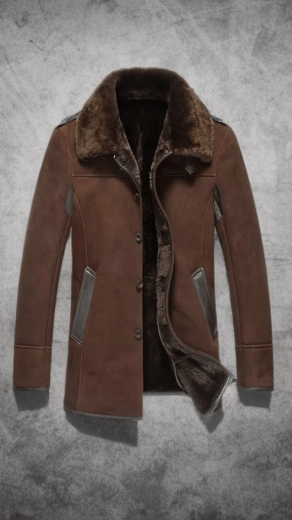 Kożuch elegancki męski,Kożuchy eleganckie męskie/LEU str.20