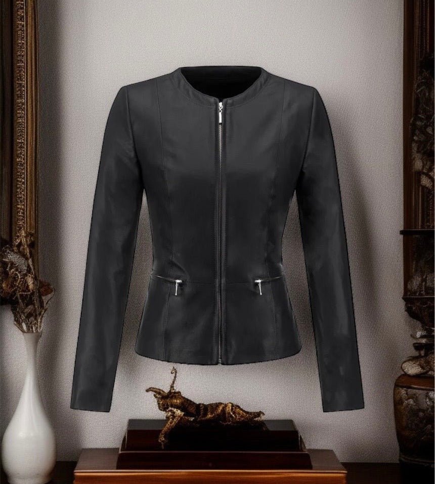 Kurtka damska z naturalnej skóry LEU str.21