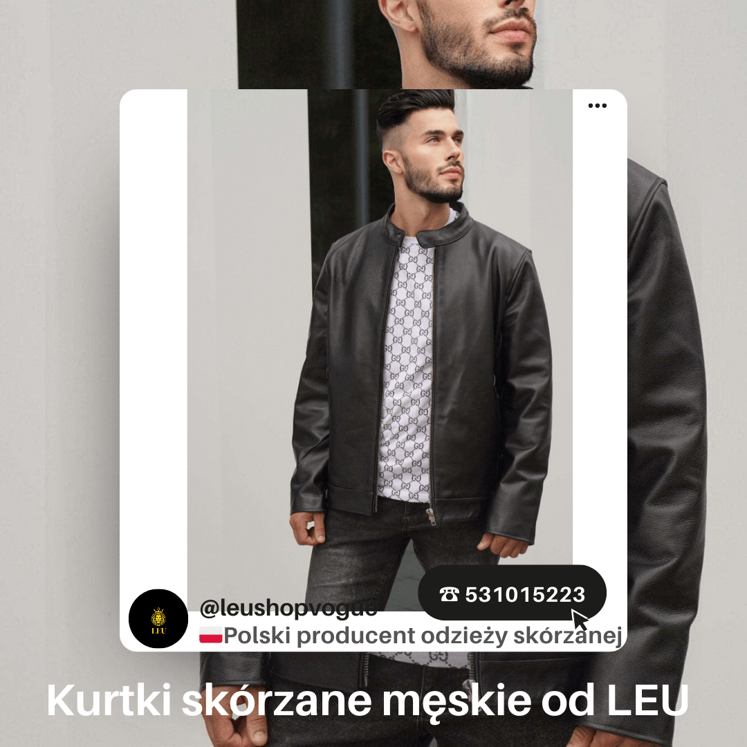 Kurtka skórzana męska od LEUSHOP.COM