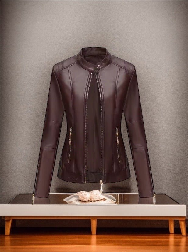 Kurtka skórzana damska LEU str.21