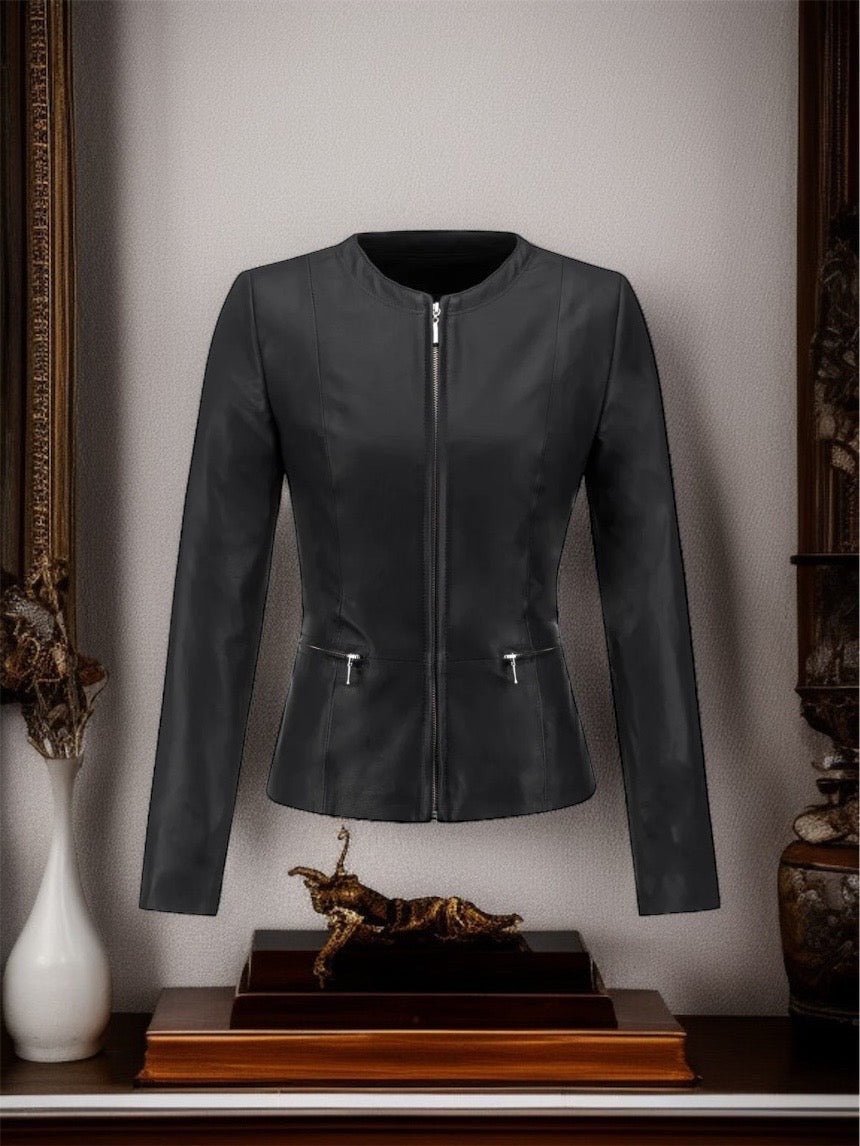 Kurtki skórzane damskie➤Kraków LEU sklep internetowy