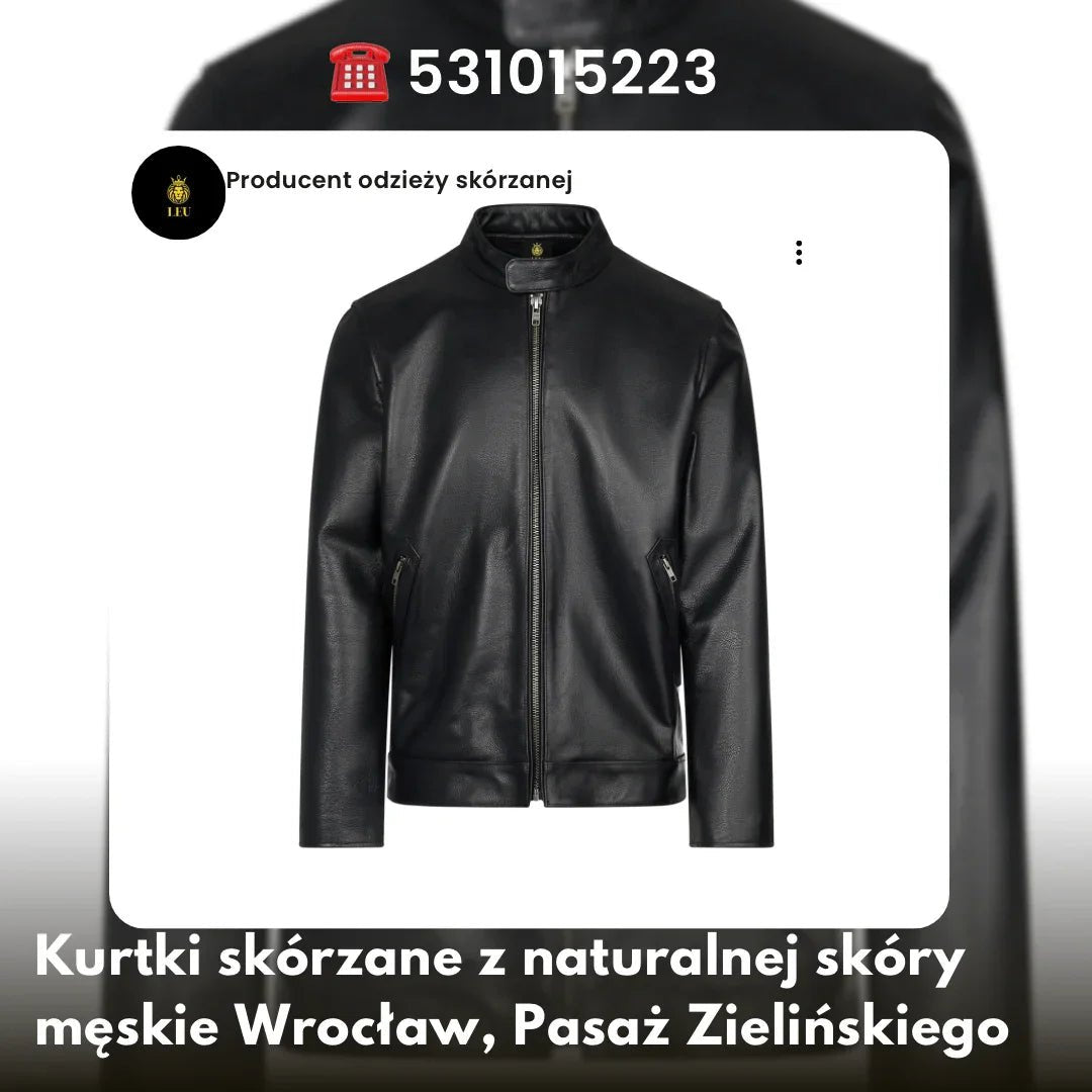 Kurtka męska skóra naturalna LEU str.20