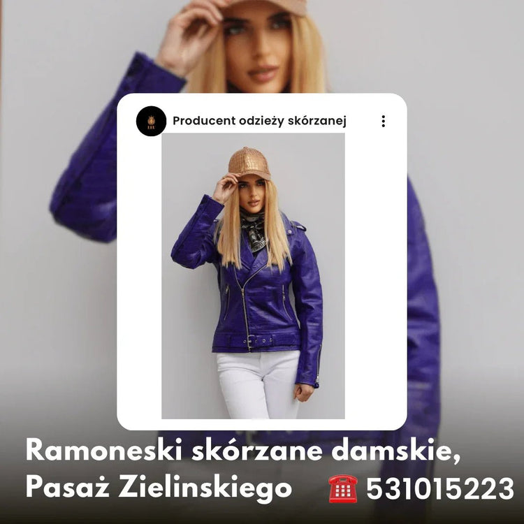 Ramoneska skórzana damska Wrocław ➤LEU [strona-15]