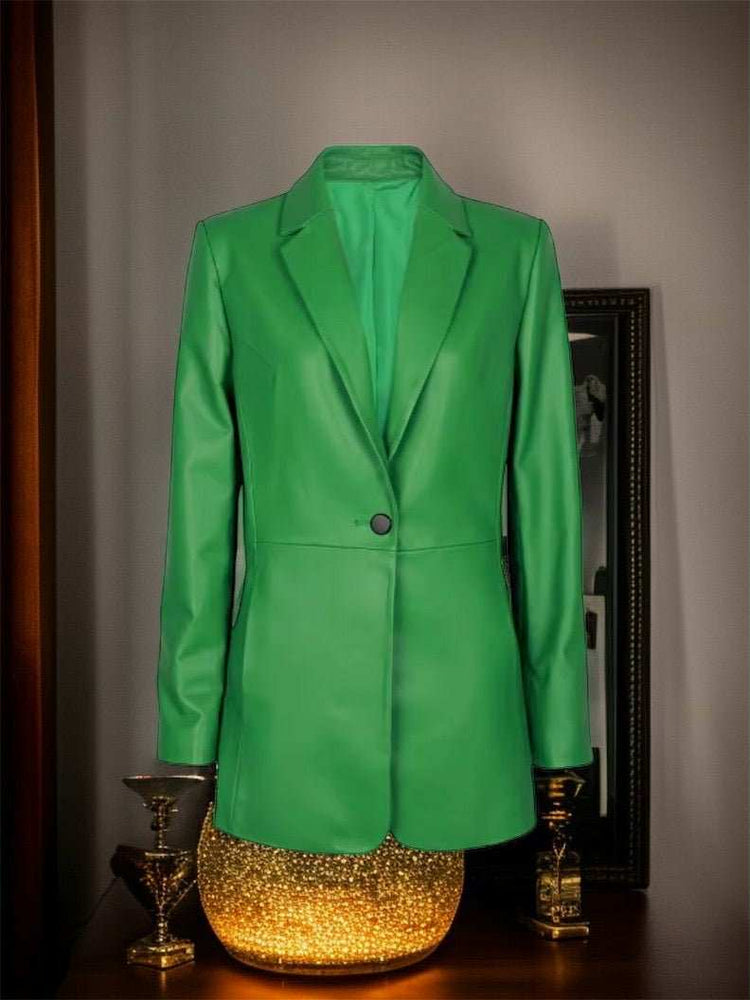 Marynarki damskie ze skór włoskich, nowe kolory skór od LEU