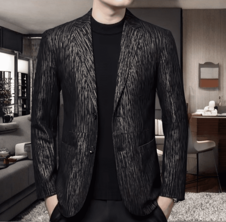 Marynarki skórzane męskie, luksusowa odzież skórzana od LEU