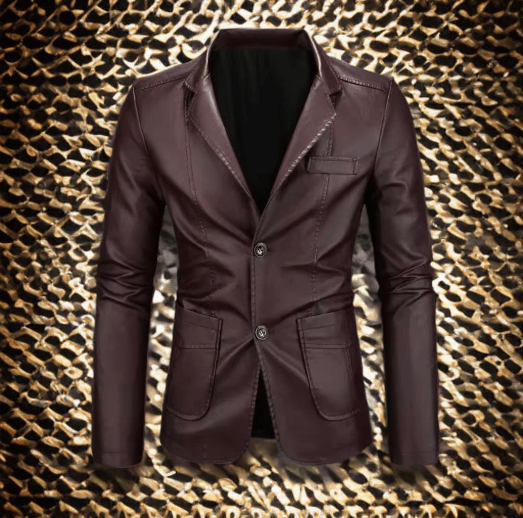 Marynarki z naturalnej skóry męskie od LEU sklep internetowy