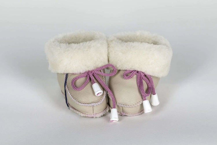 Pantofle skórzane dziecięce ze skóry kożuchowej str.10-LEU