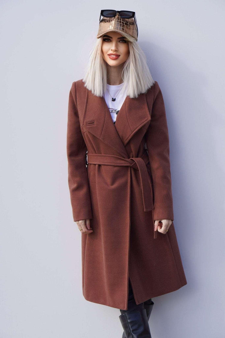 Płaszcz wełniany damski/Płaszcze wełniane damskie/LEU str.21