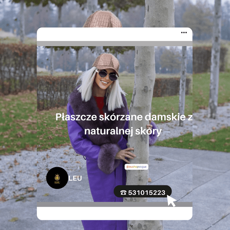 Płaszcze skórzane damskie
