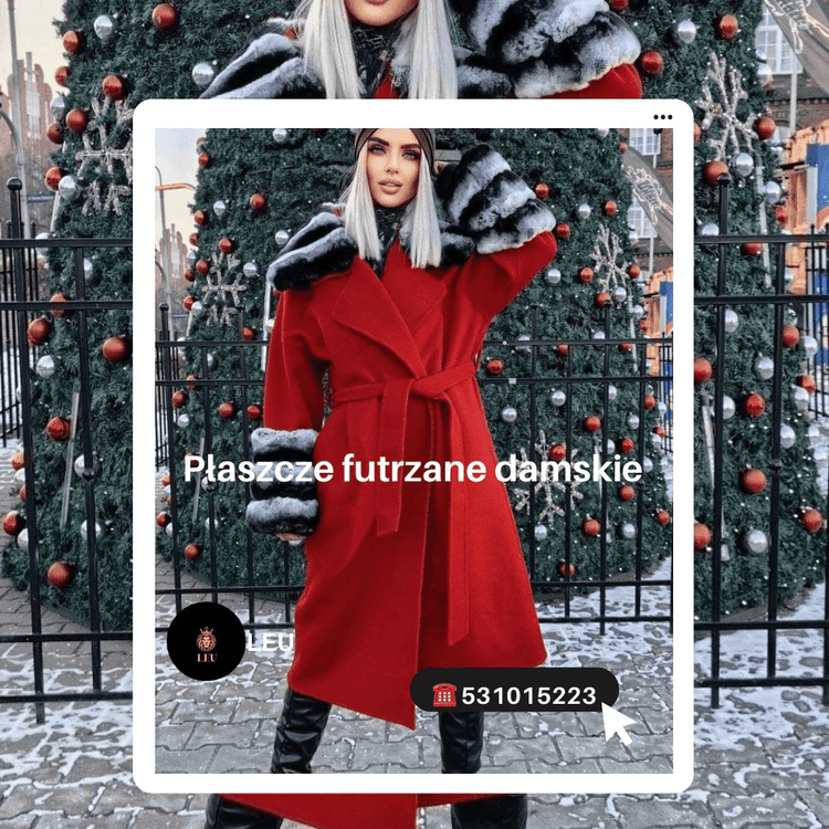 Płaszcz,Płaszcze/z futrem lisa,jenota,szynszylo-rexa LEU str.10