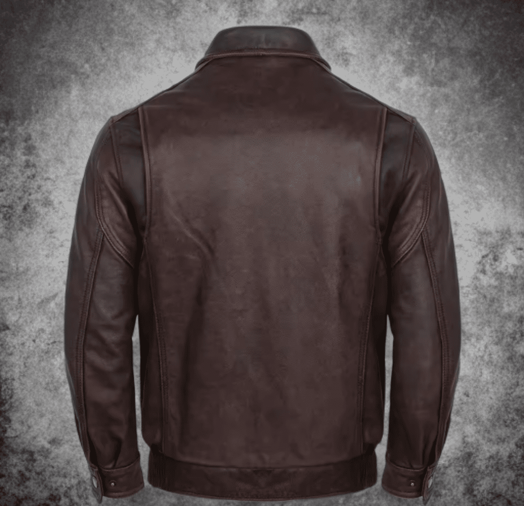 Kurtka bomberka męska pilotka skórzana brązowa,LOT-2-LEU. Kurtka z naturalnej skóry wiosenna, jesienna, przejściowa. 