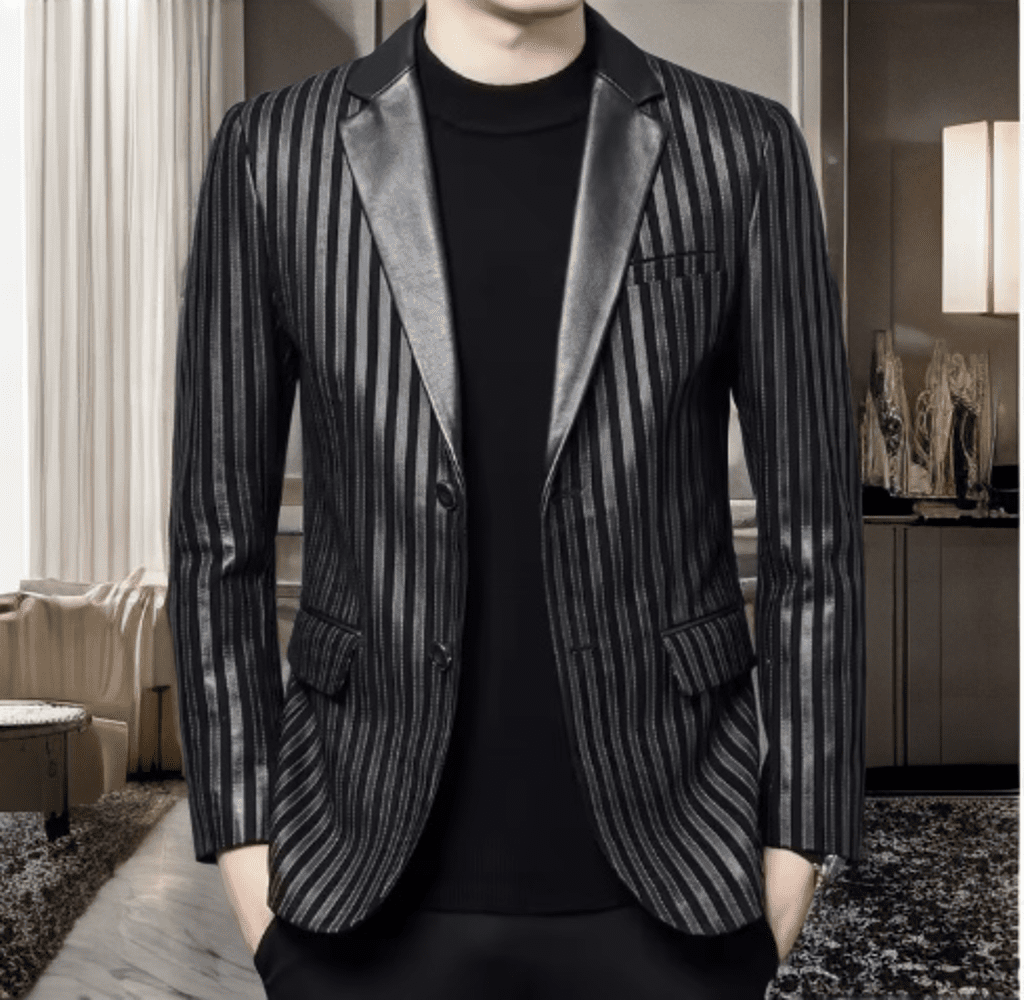 Marynarka skórzana męska ze skóry,ASTON MARTIN - 18 - LEU