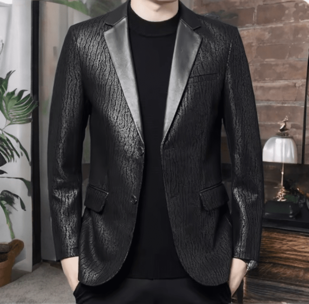 Marynarka skórzana męska ze skóry,ASTON MARTIN - 20 - LEU