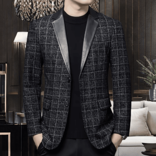 Marynarka skórzana męska ze skóry,ASTON MARTIN-8