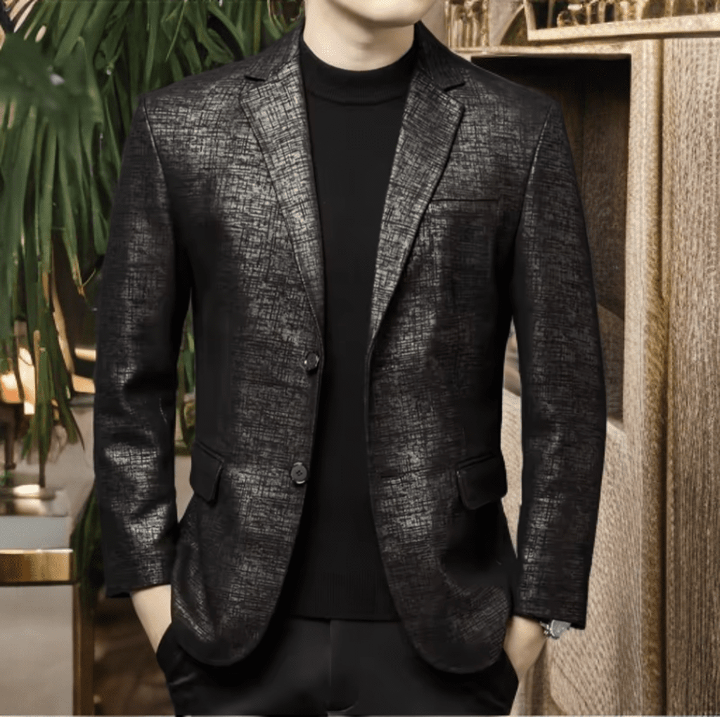 Marynarka skórzana męska ze skóry,ASTON MARTIN - 1 - LEU