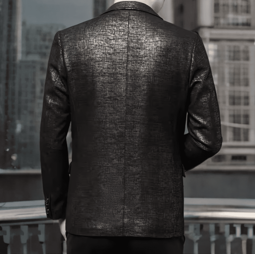 Marynarka skórzana męska ze skóry,ASTON MARTIN - 1 - LEU