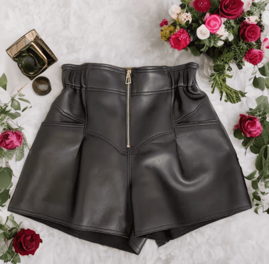 Spodenki skórzane ze skóry naturalnej,LUNA - 3 - LEU