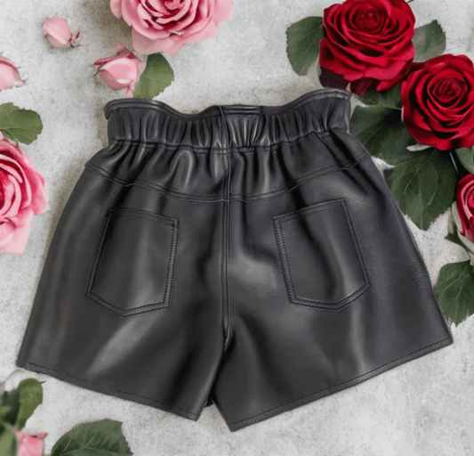 Spodenki skórzane ze skóry naturalnej,LUNA - 3 - LEU